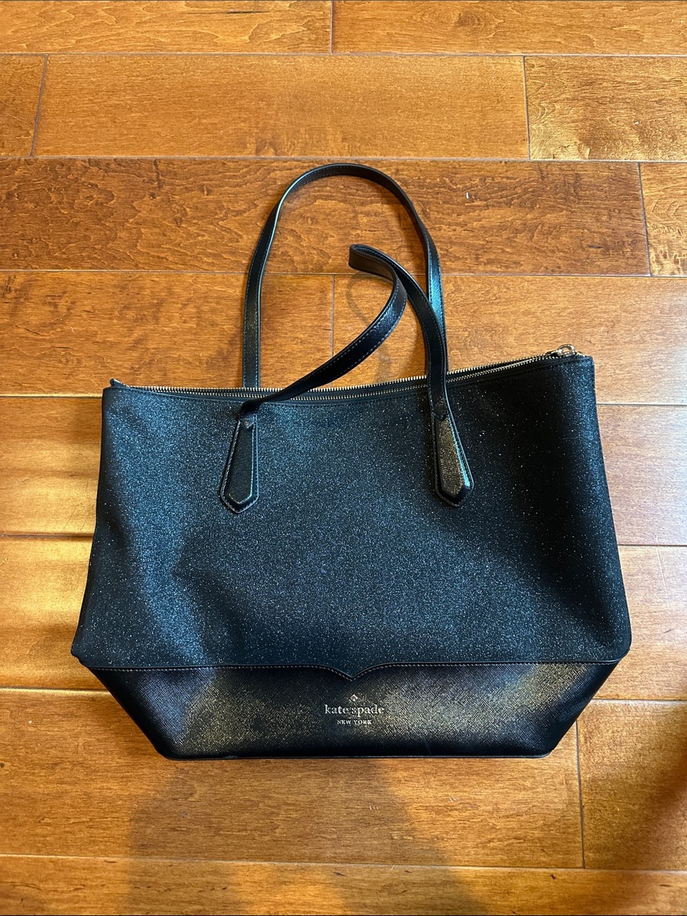kate spade Black Sparkle Tote